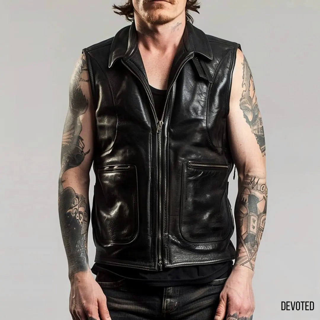 Tiger Jacket Black - Nappa Leather