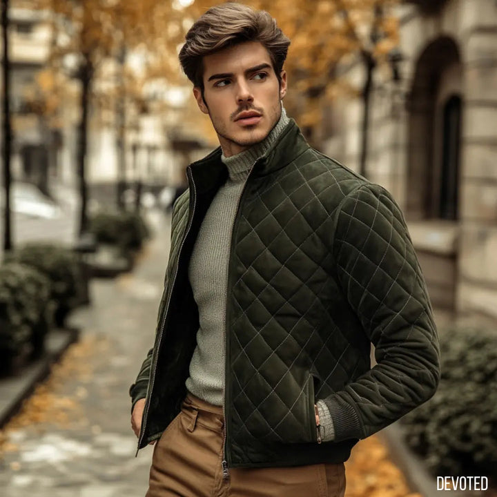 Islander Jacket - SALE Green - Nappa Suede
