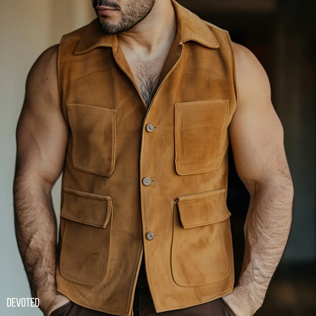 Strutter Jacket Tan - Nappa Suede