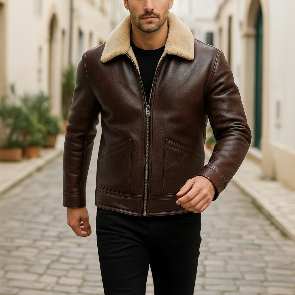 Aerostar Jacket Nappa Leather