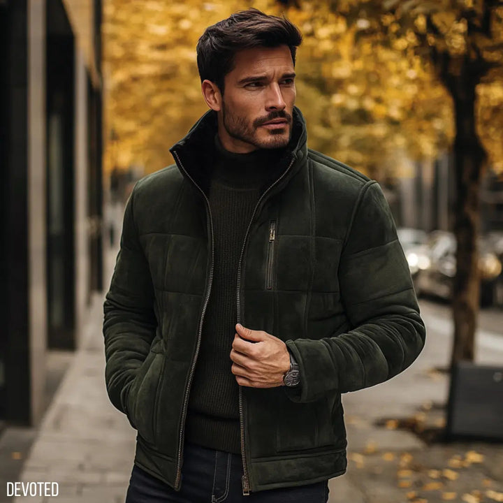 Viper Jacket - SALE Green - Nappa Suede
