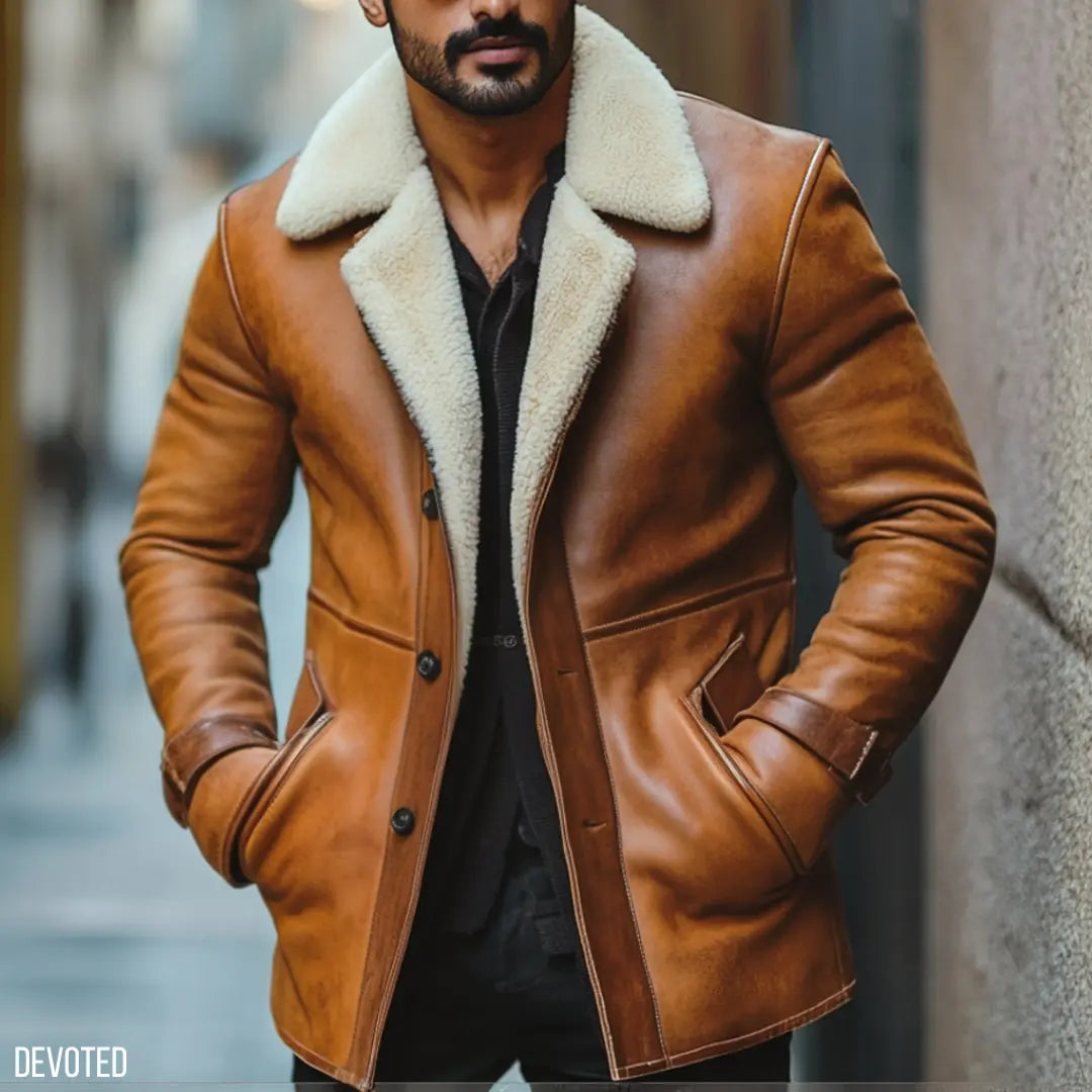 Longhorn Coat Nappa Leather