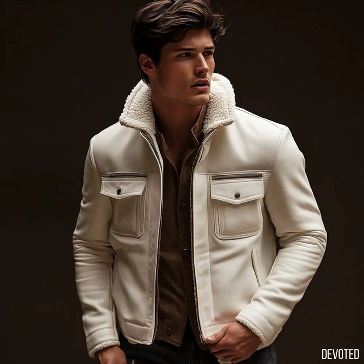 Pilatus Jacket - SALE White - Nappa Leather