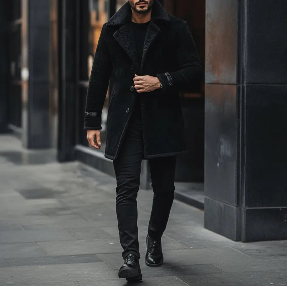 Nomad Coat Nappa Suede