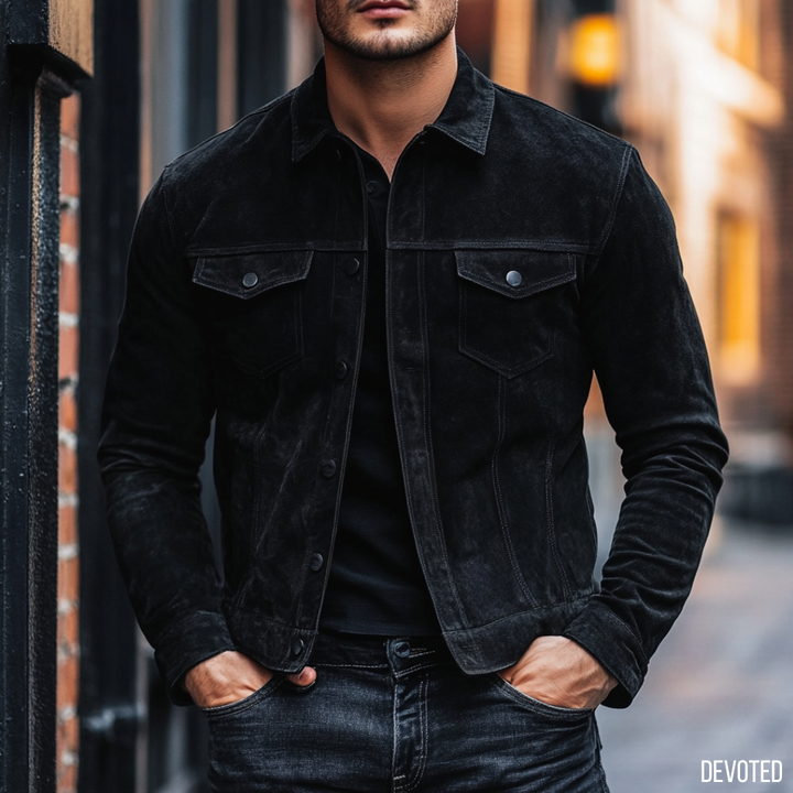Gargoyle Jacket Nappa Suede
