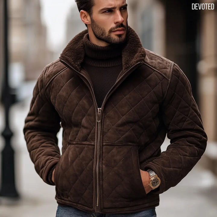 Polaris Jacket Brown - Nappa Suede