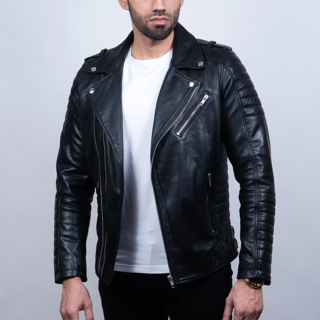 Titan Jacket - SALE Black - Nappa Leather