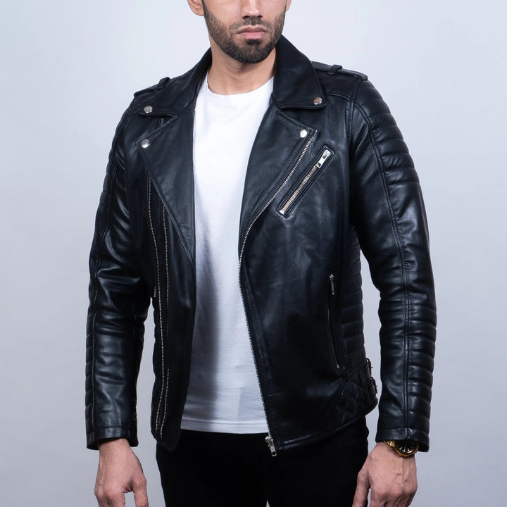 Titan Jacket - SALE Black - Nappa Leather