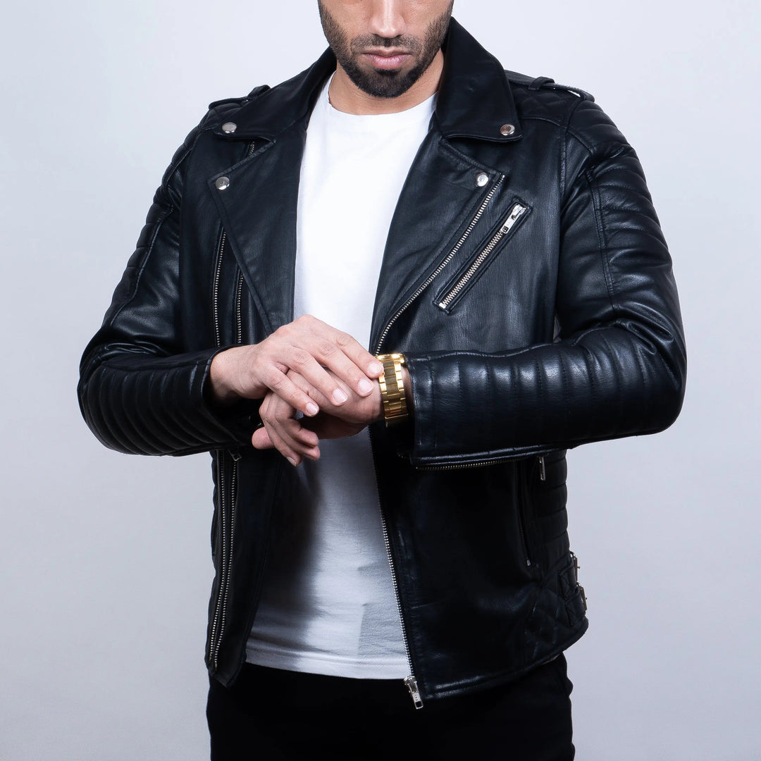 Titan Jacket - SALE Black - Nappa Leather