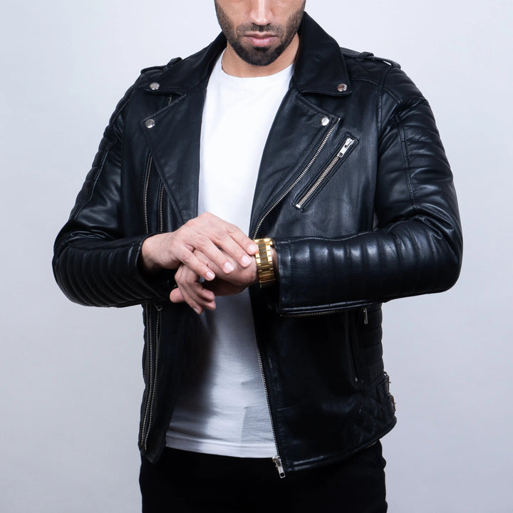 Titan Jacket - SALE Black - Nappa Leather