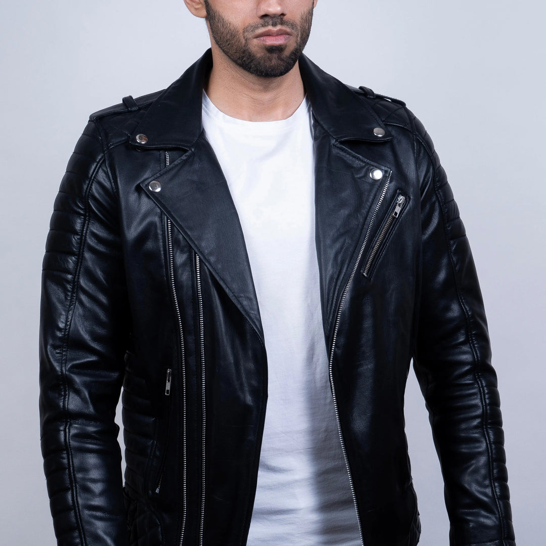 Titan Jacket - SALE Black - Nappa Leather