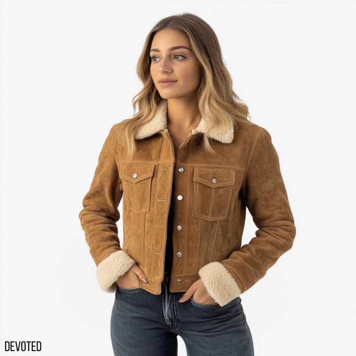Elara Jacket Nappa Suede