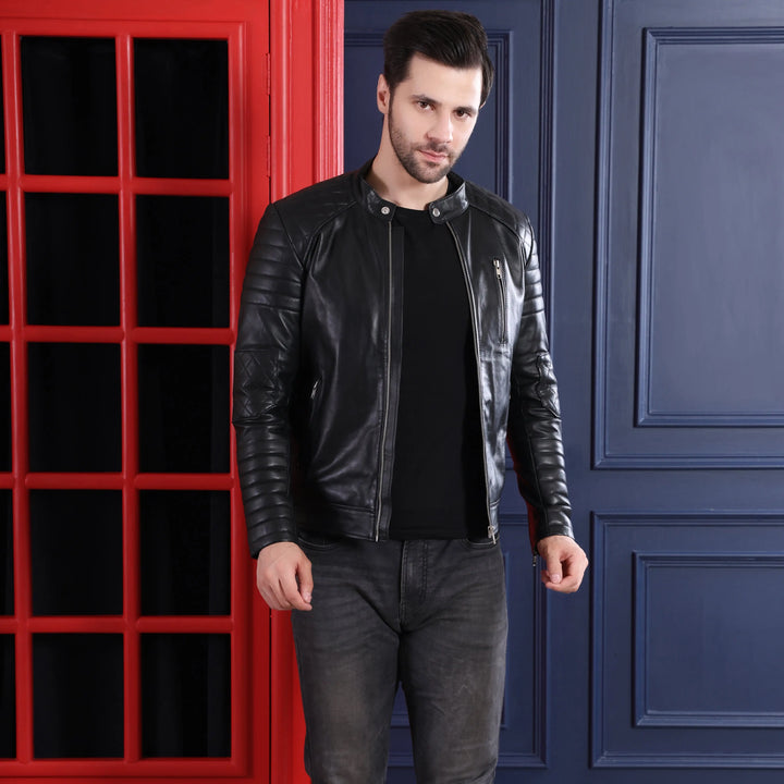 Armstrong Jacket Black - Nappa Leather
