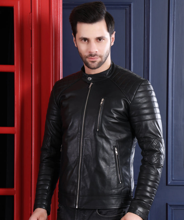 Armstrong Jacket Black - Nappa Leather