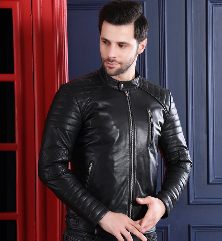Armstrong Jacket Black - Nappa Leather