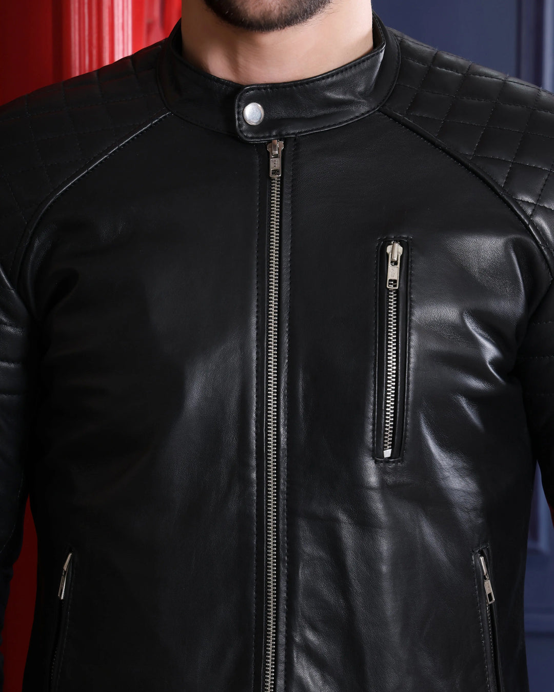 Armstrong Jacket Black - Nappa Leather
