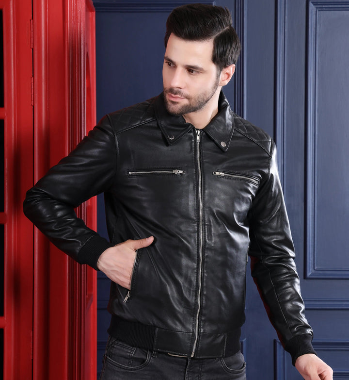 Hawk Jacket - SALE Black - Nappa Leather