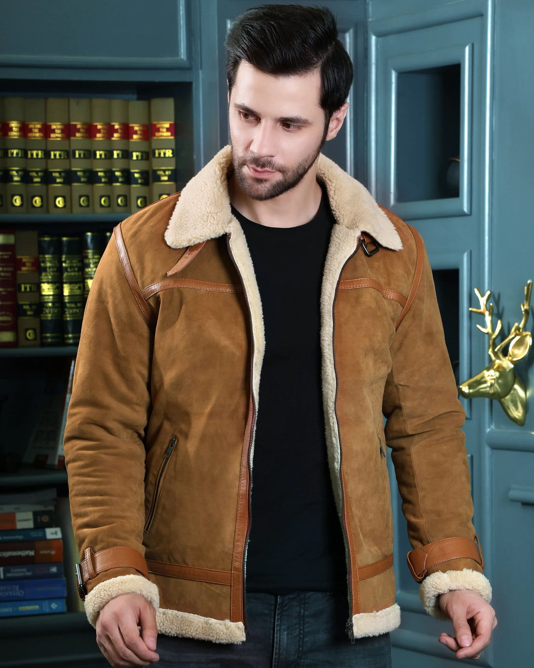 Supermarine Jacket Nappa Suede