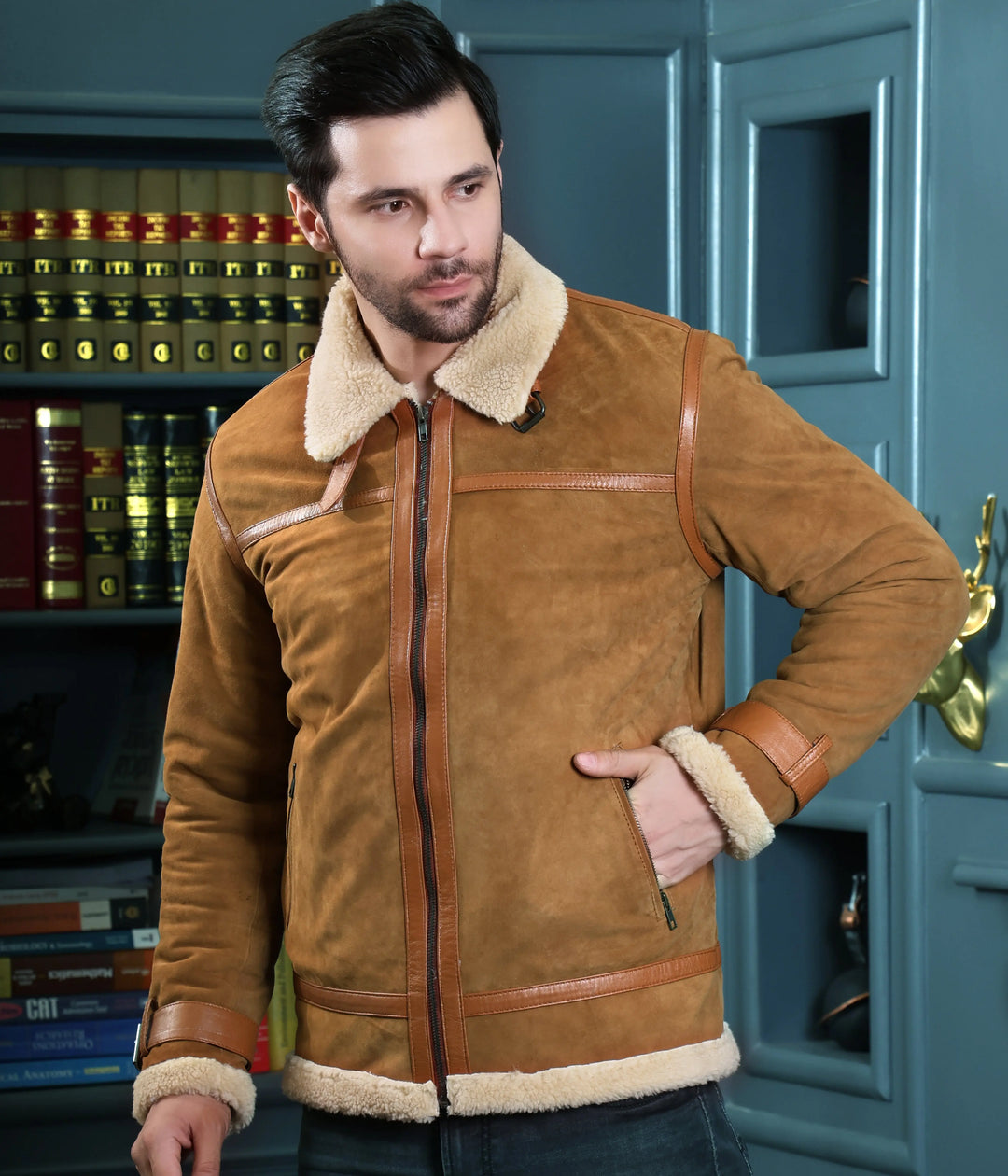 Supermarine Jacket Nappa Suede