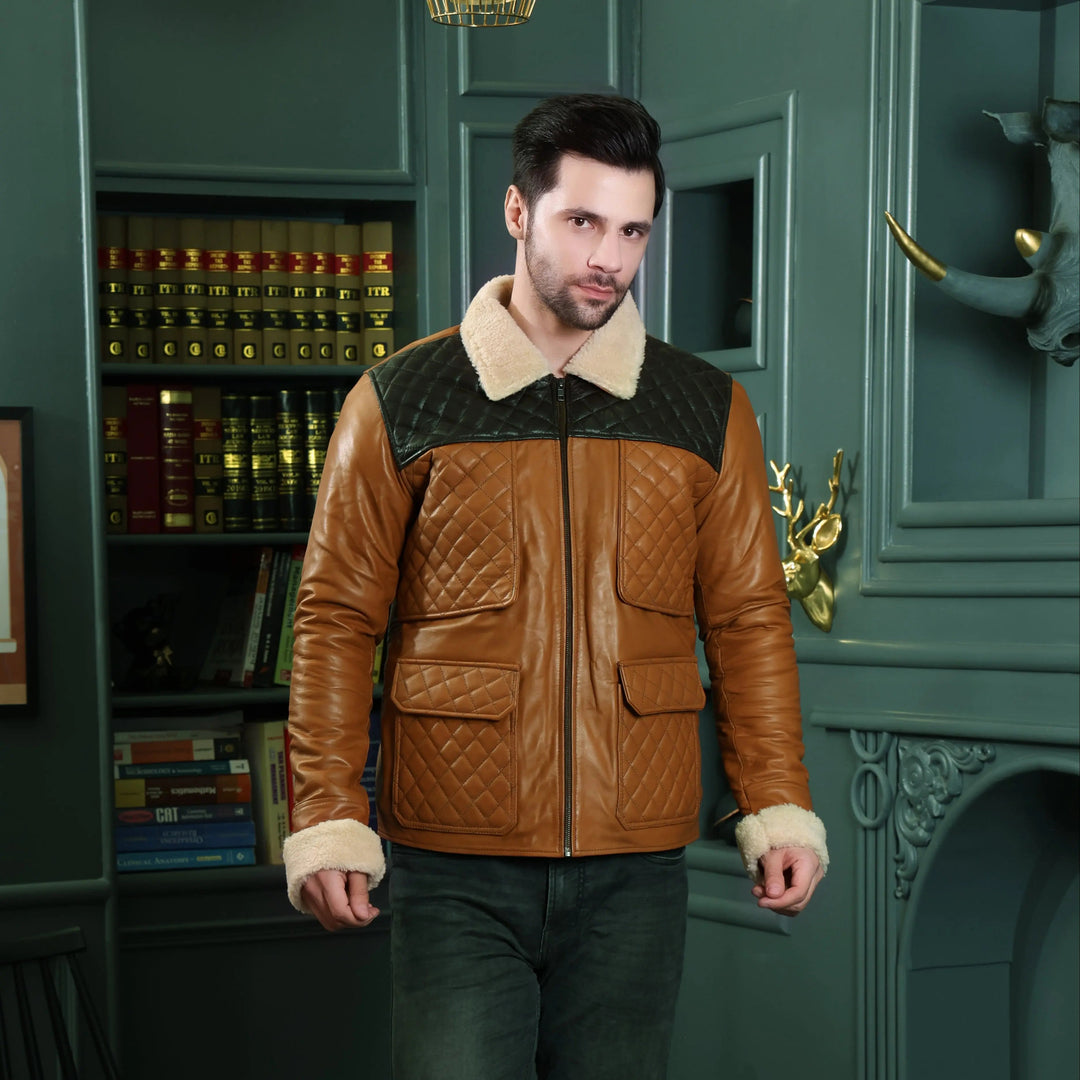 Meteor Jacket - SALE Brown - Nappa Leather