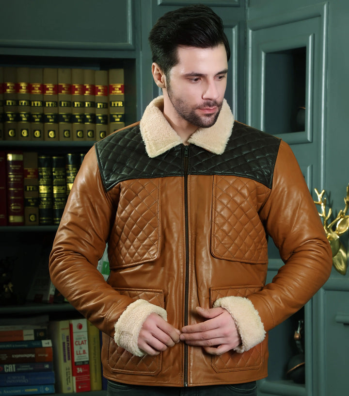 Meteor Jacket - SALE Brown - Nappa Leather