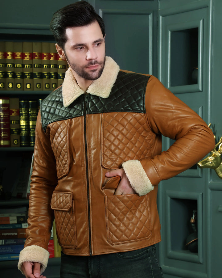 Meteor Jacket - SALE Brown - Nappa Leather