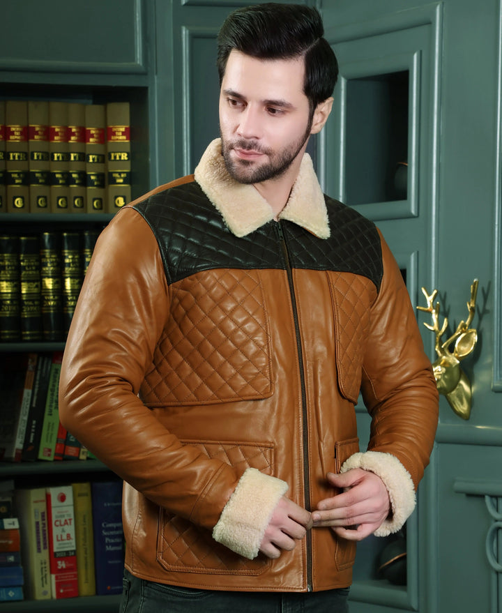 Meteor Jacket - SALE Brown - Nappa Leather