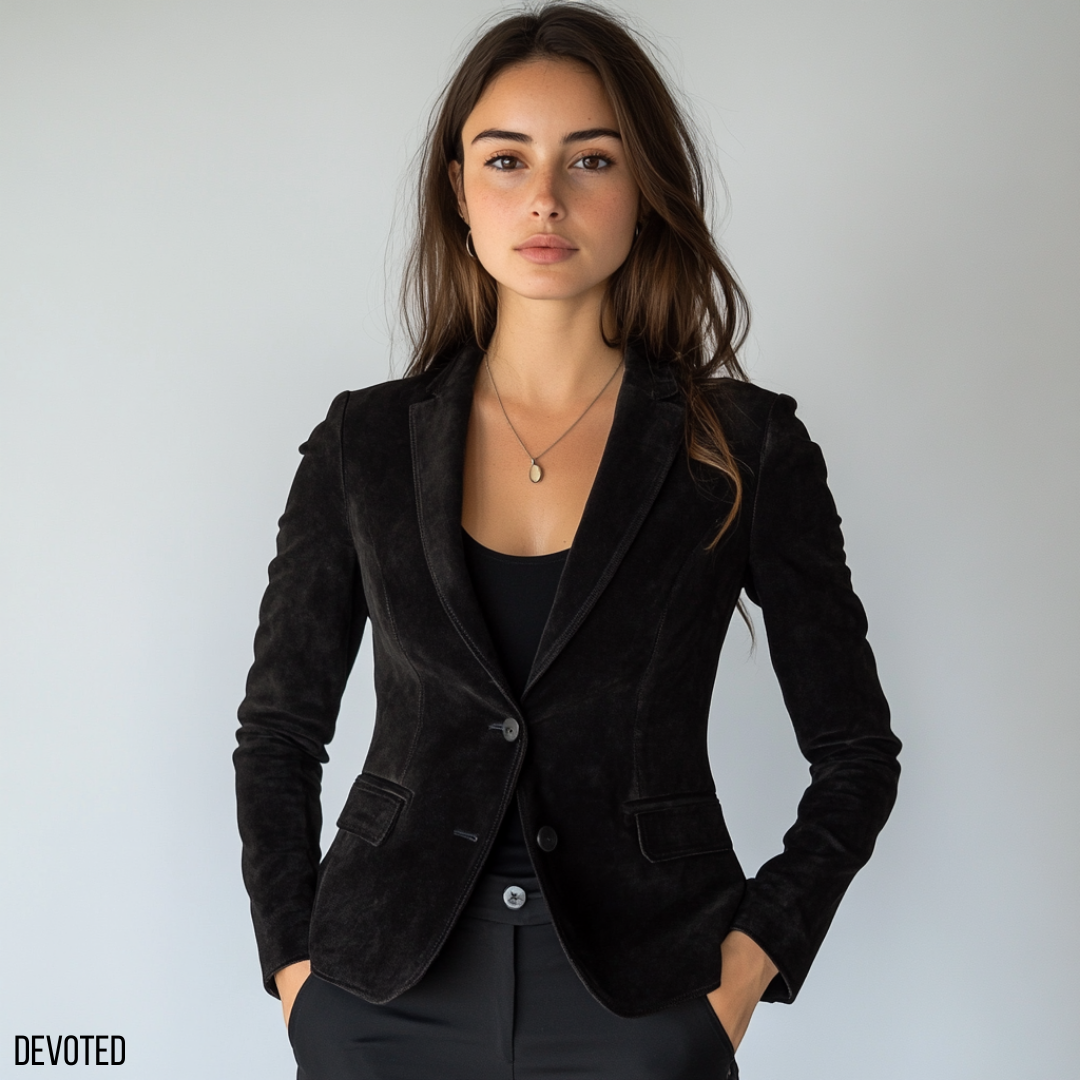 Reagan Blazer Nappa Suede