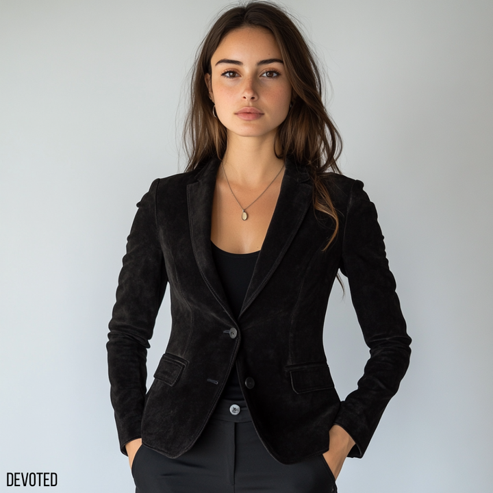 Reagan Blazer Nappa Suede