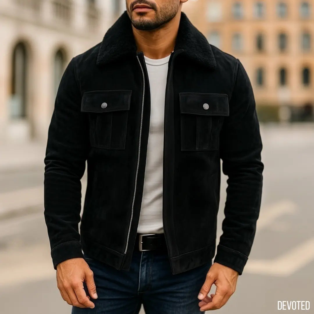 Austin Jacket Nappa Suede