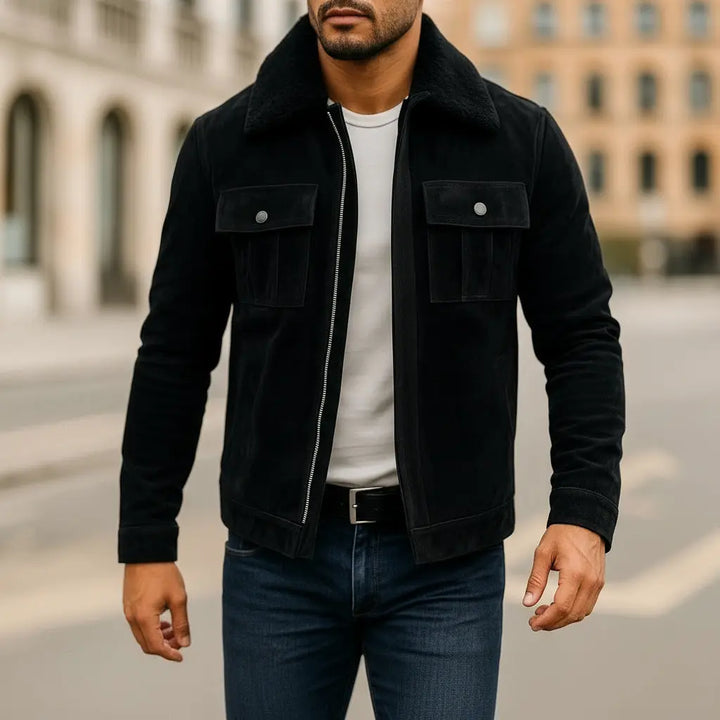Austin Jacket Nappa Suede