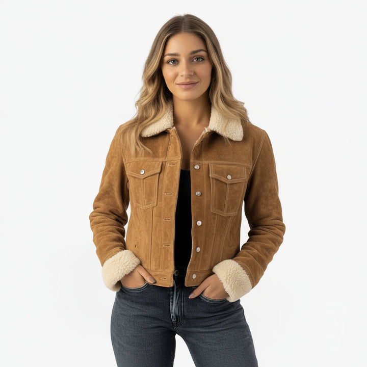 Elara Jacket Nappa Suede