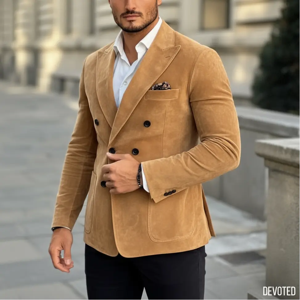 Guardian Blazer Nappa Suede