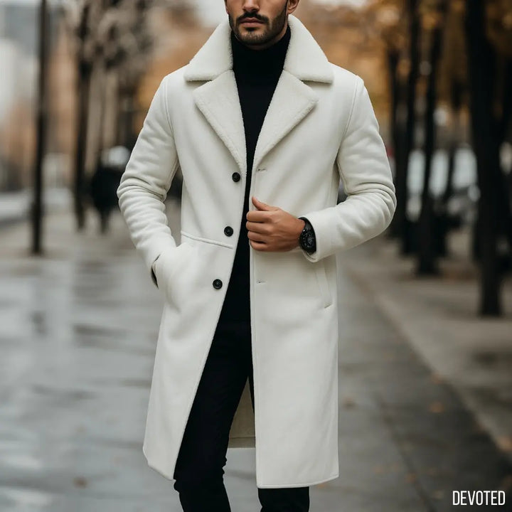 Kingfisher Long Coat Nappa Leather