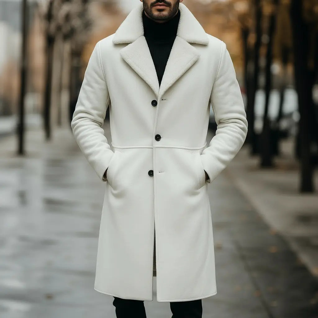 Kingfisher Long Coat Nappa Leather