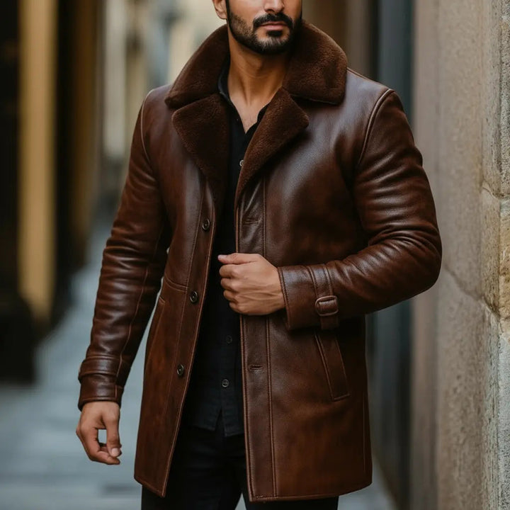 Longhorn Coat Nappa Leather