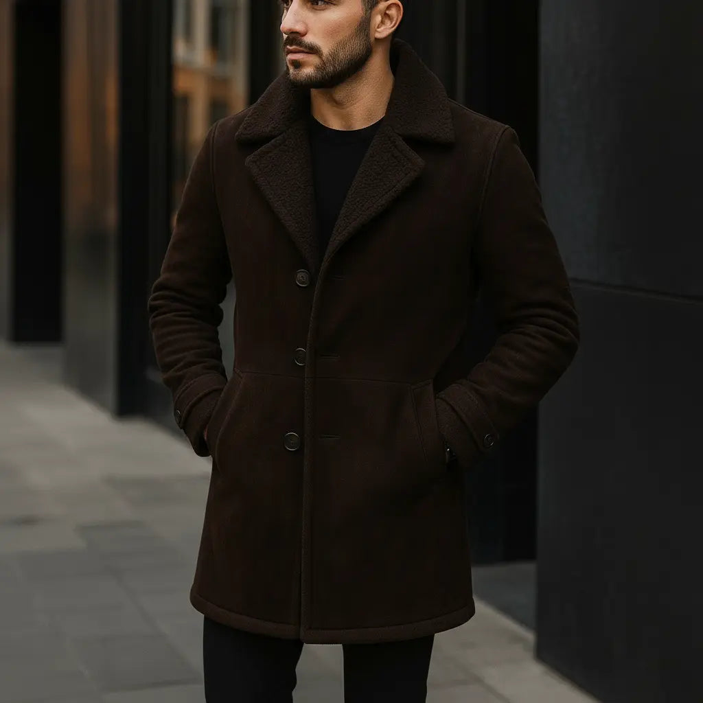 Nomad Coat Nappa Suede
