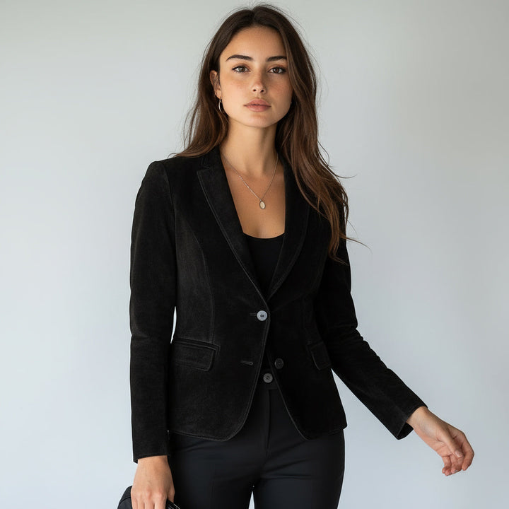 Reagan Blazer Nappa Suede