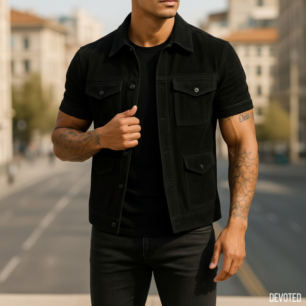 Rhino Jacket Nappa Suede
