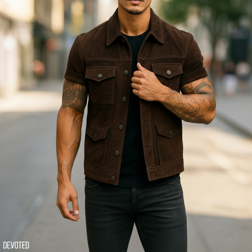Rhino Jacket Nappa Suede