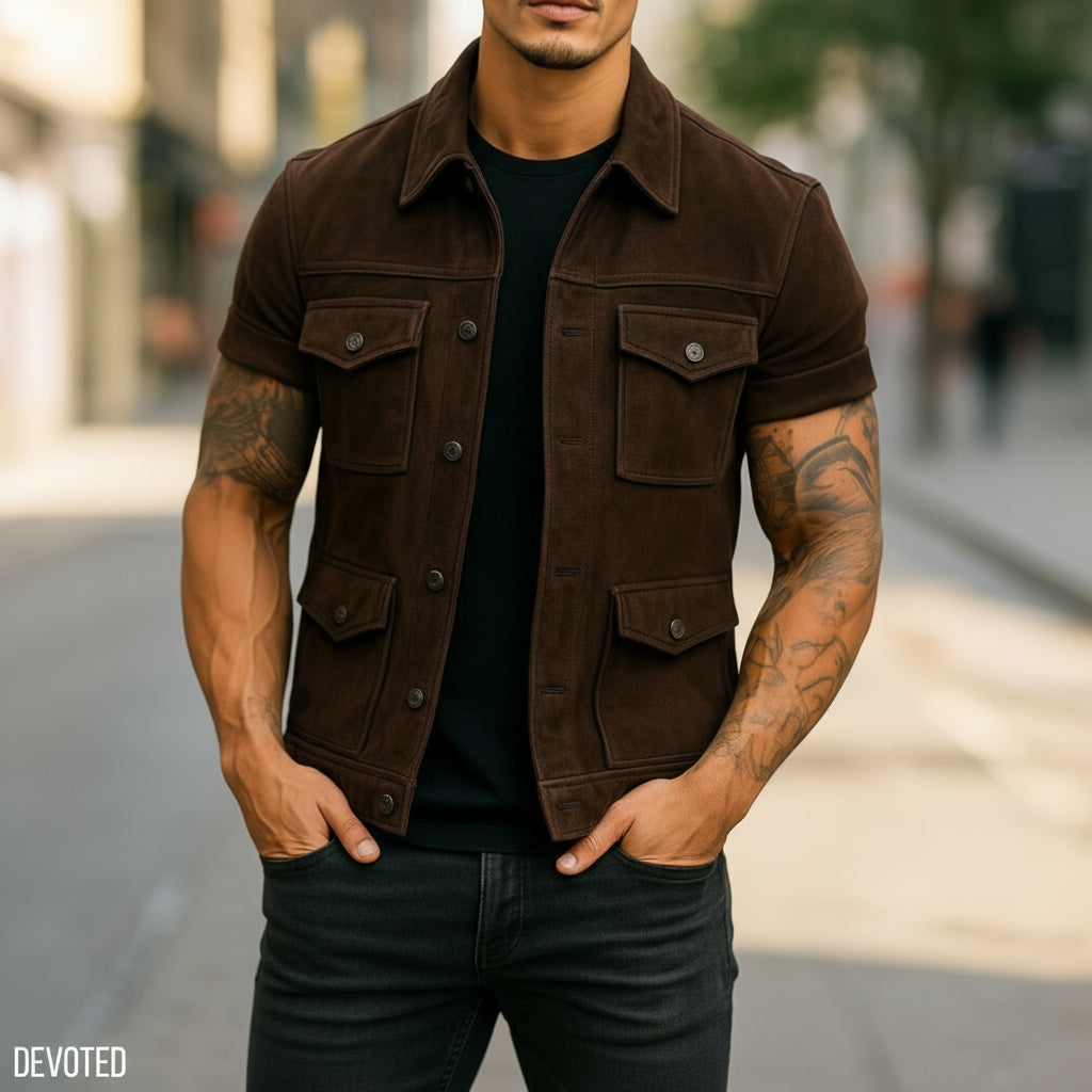 Rhino Jacket Nappa Suede