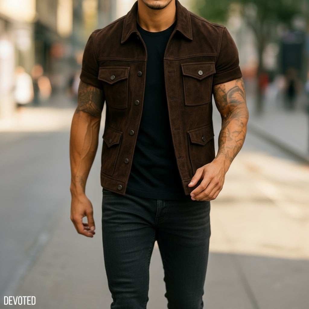Rhino Jacket Nappa Suede