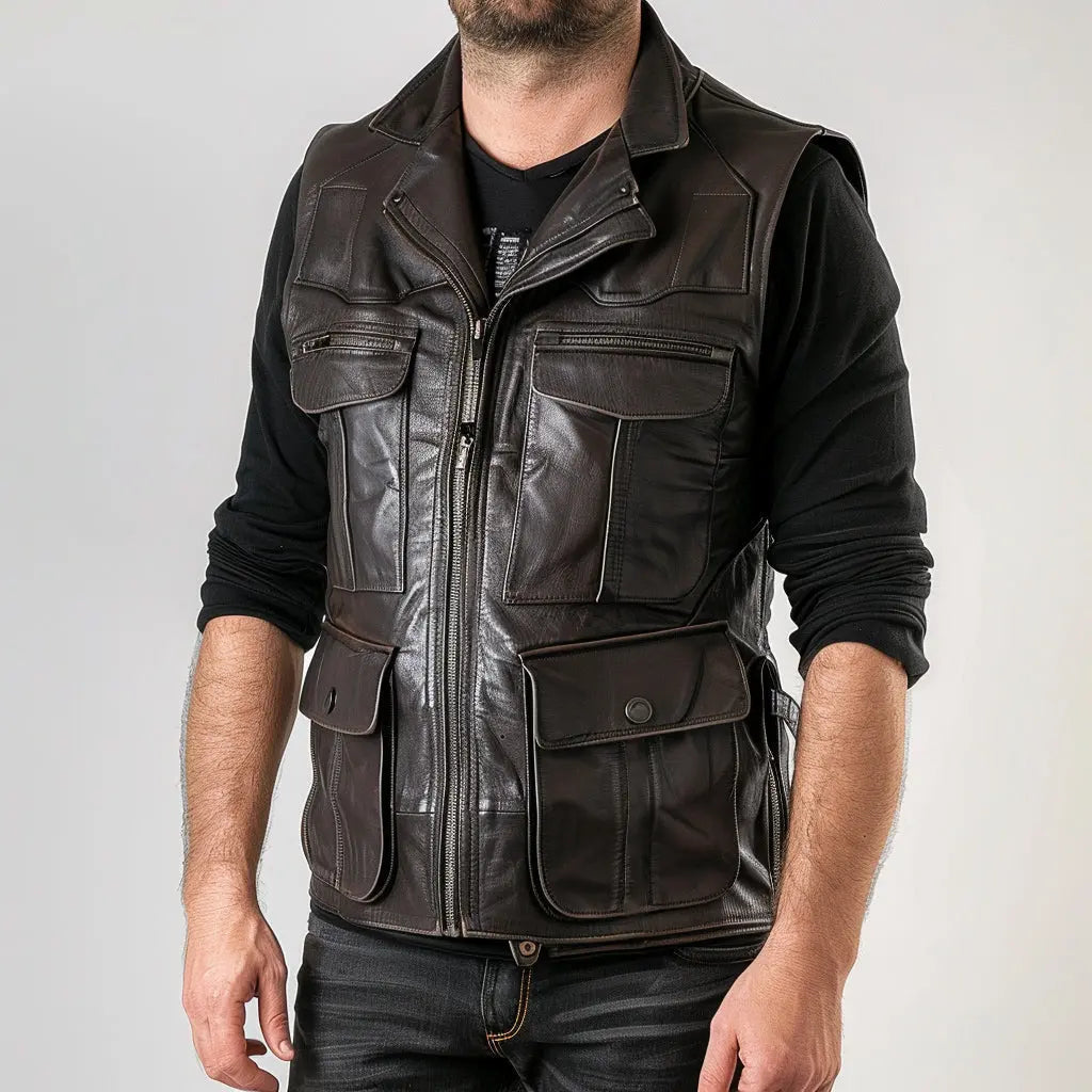 Canon Jacket Chocolate - Nappa Leather