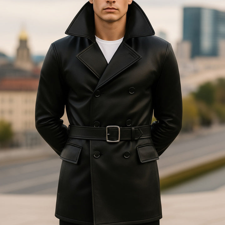 Seagull Coat Nappa Leather