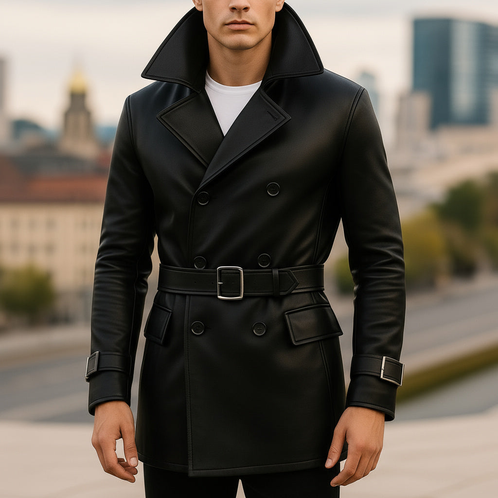 Seagull Coat Nappa Leather