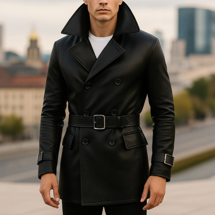 Seagull Coat Nappa Leather