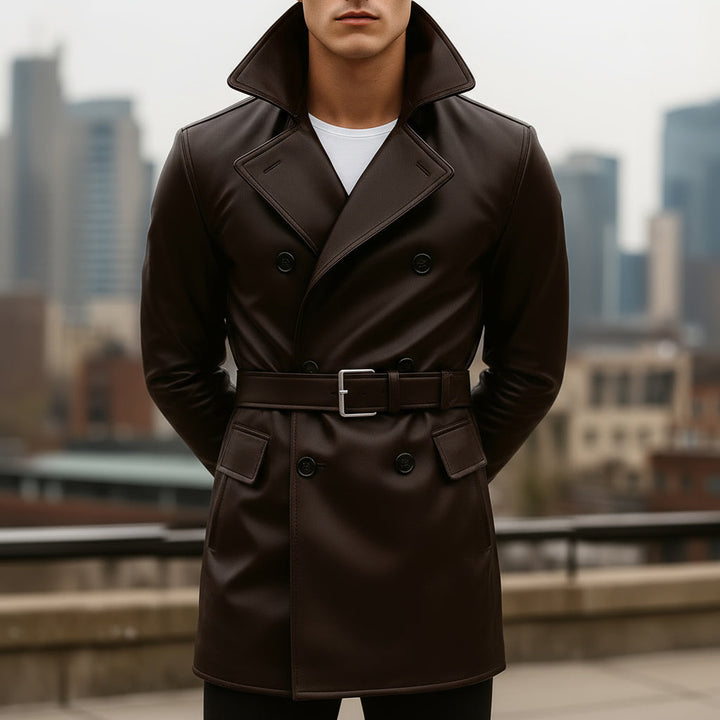 Seagull Coat Nappa Leather