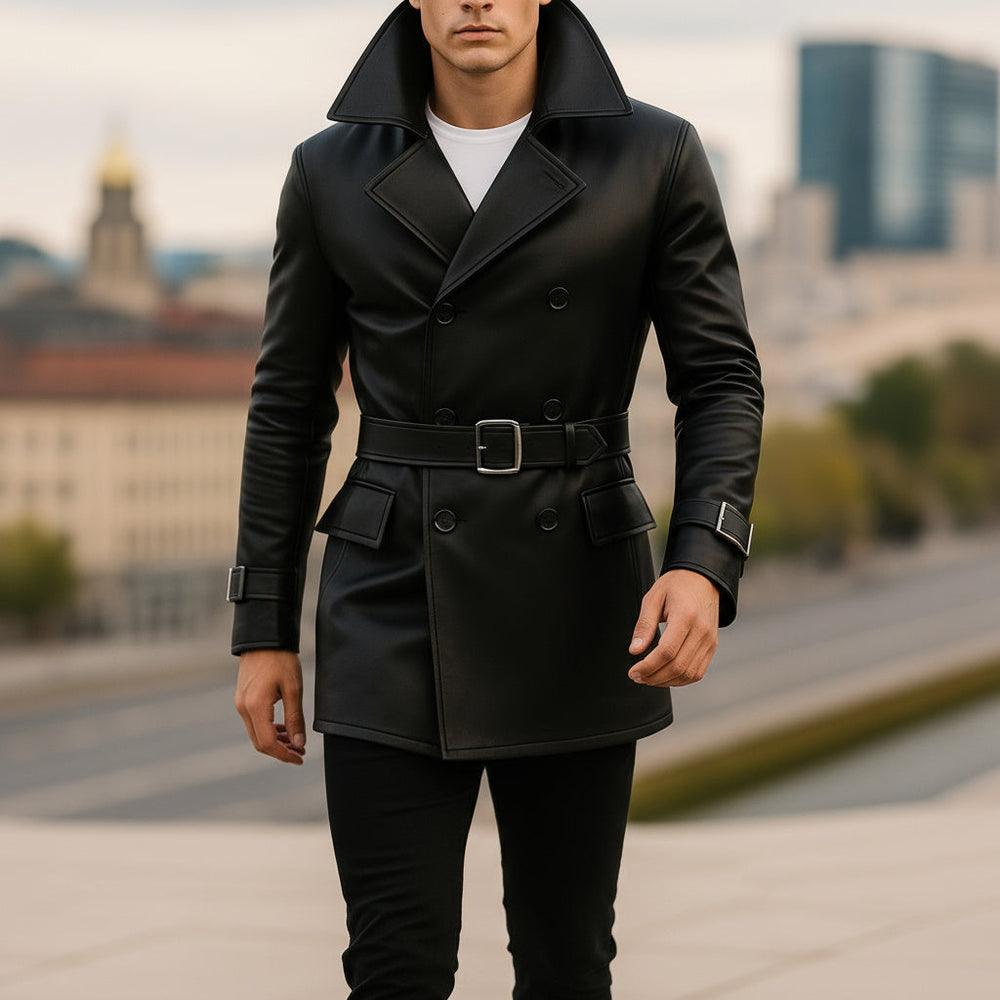 Seagull Coat Nappa Leather