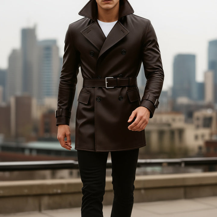 Seagull Coat Nappa Leather