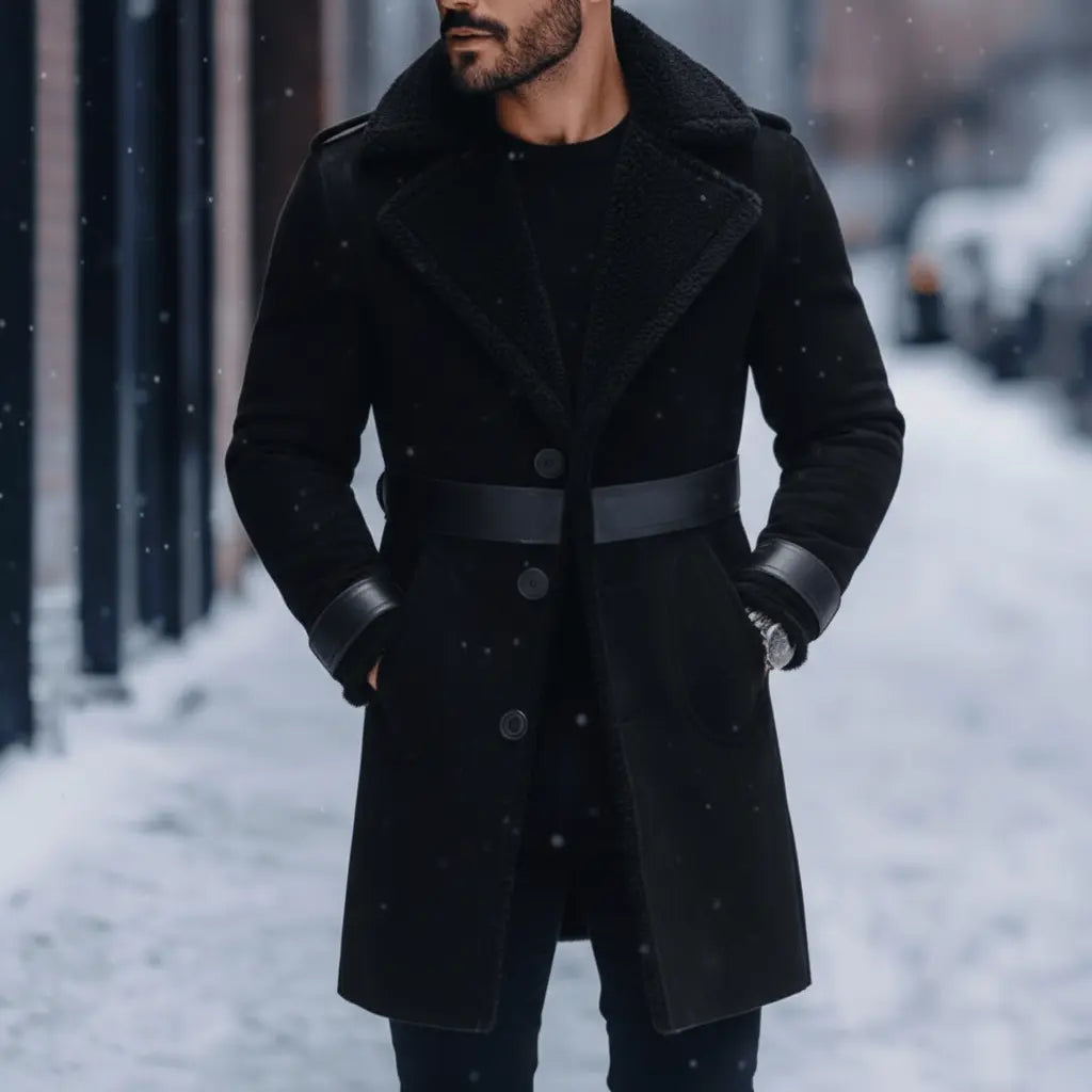 Skyhawk Coat Nappa Suede